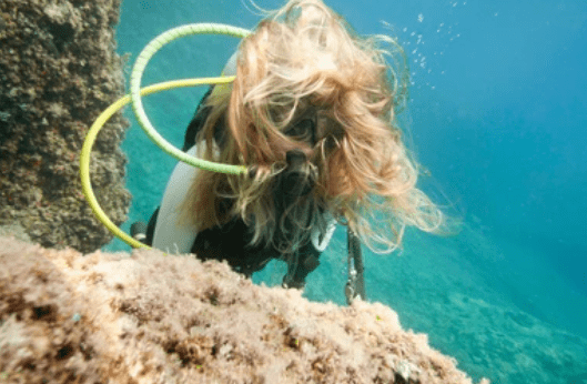 Long Hair and Scuba Diving
