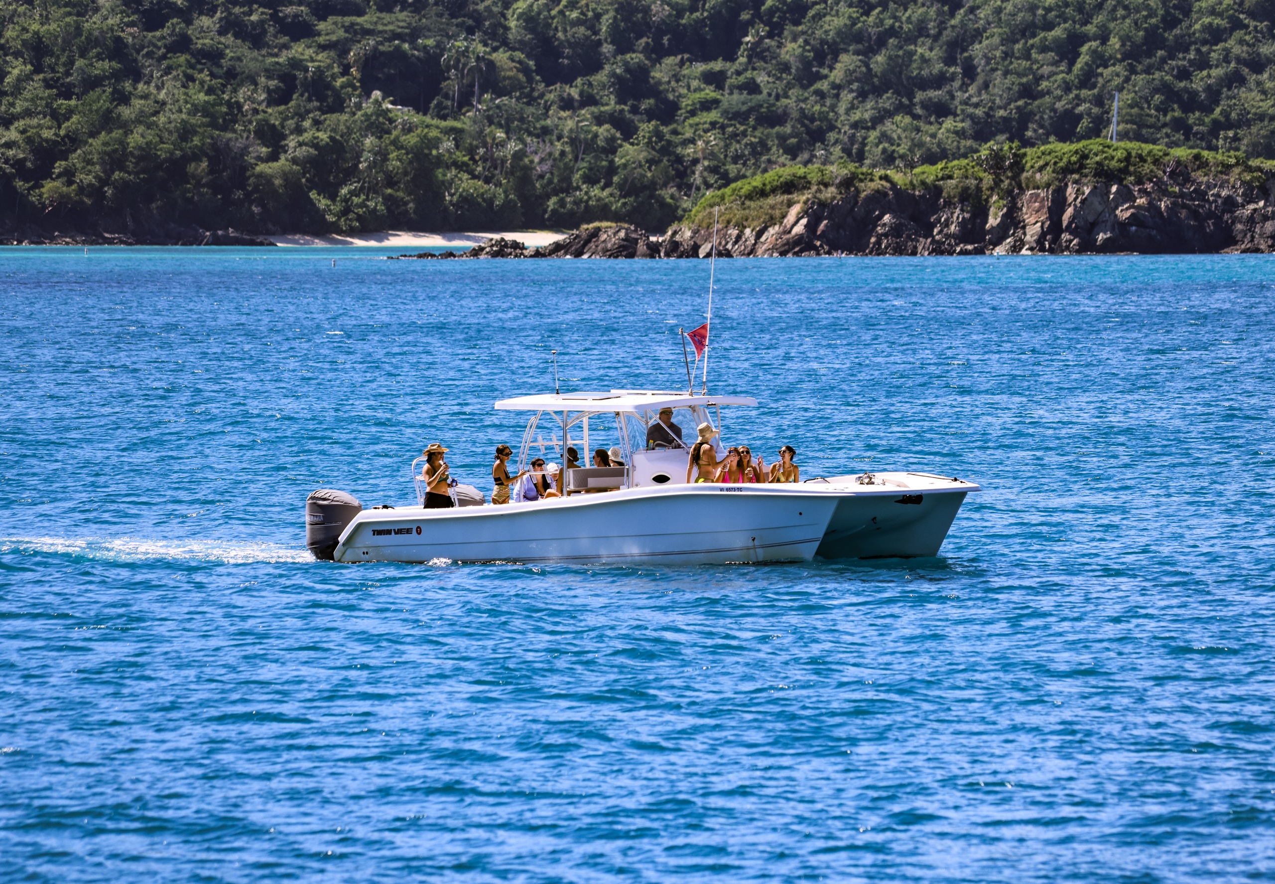 Half Day Aboard MV Poseidon | USVI Beach & Snorkel Featured Image