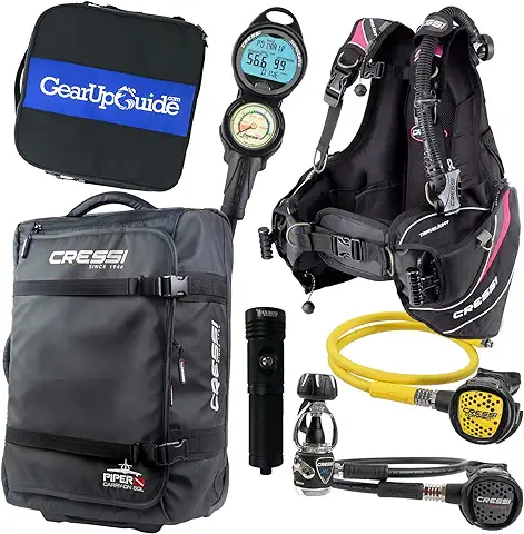 Cressi Travelight 15 LBS Scuba Diving Package