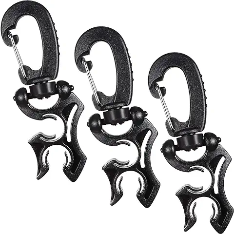 Weewooday 3 Pieces Diving Hose Holder Clip